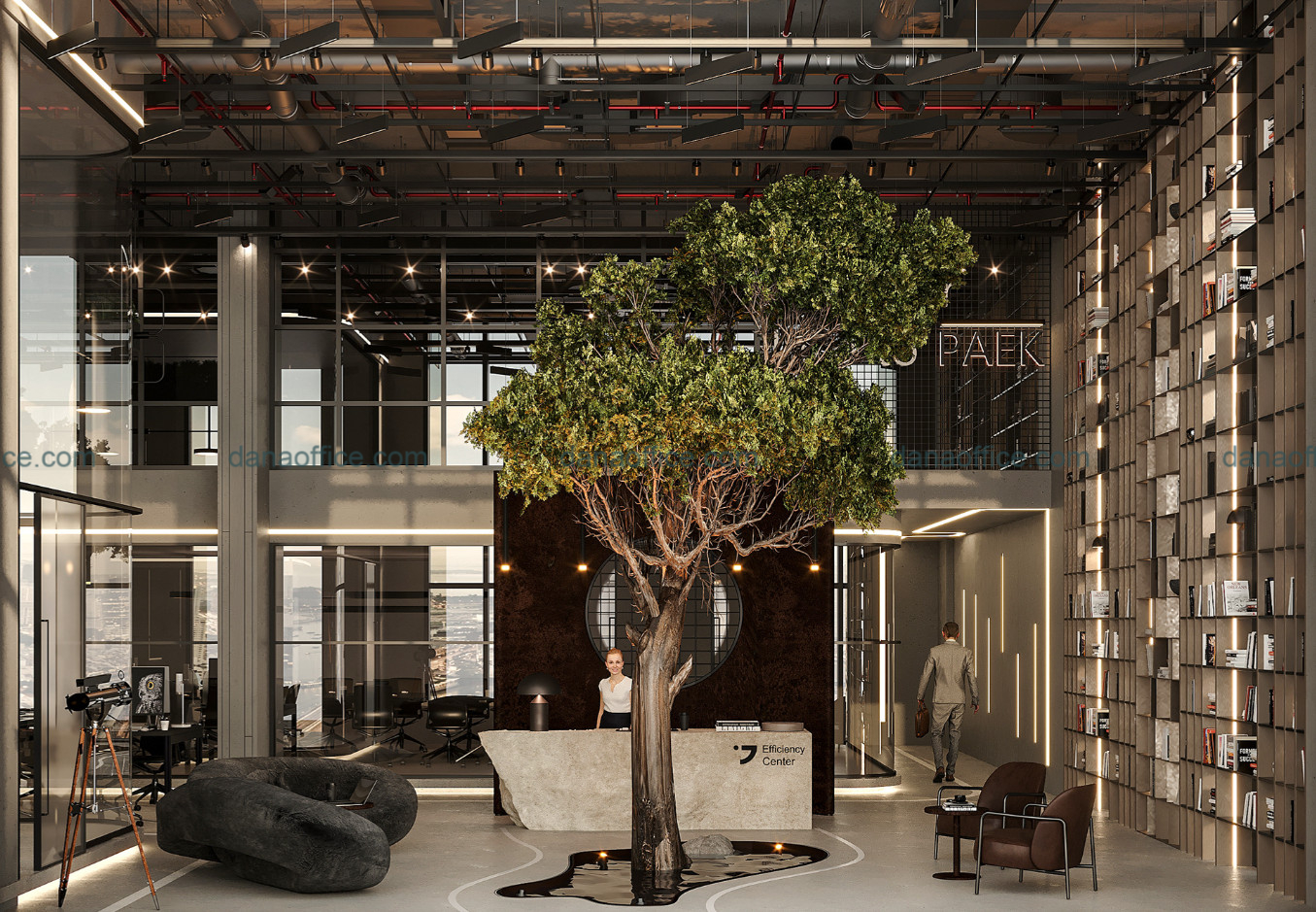 Thiết kế thi công nội thất office theo phong cách hiện đại cao cấp
