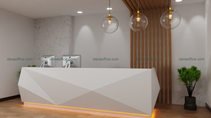 Thiết kế thi công nội thất sảnh lễ tân Công ty