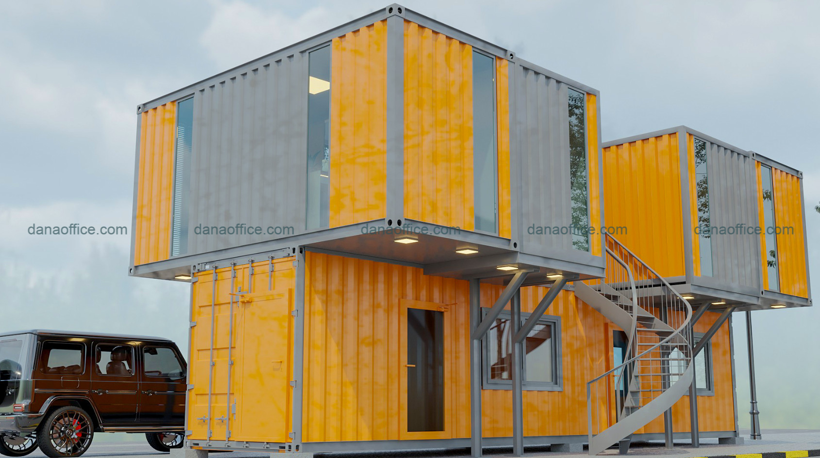 Thiết kế thi công văn phòng container tại Đà Nẵng