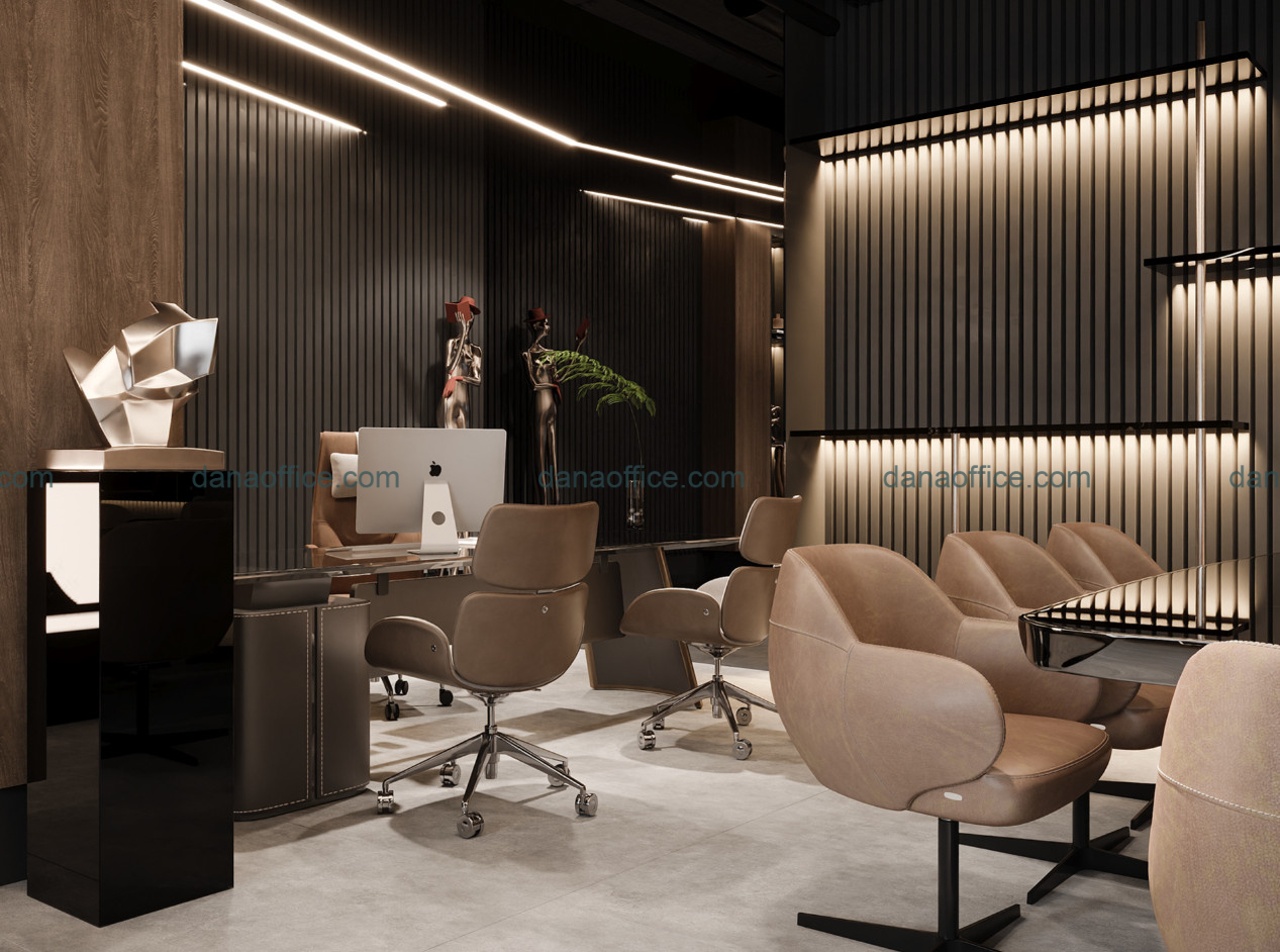 Thiết kế văn phòng tối giản nhưng sang trọng