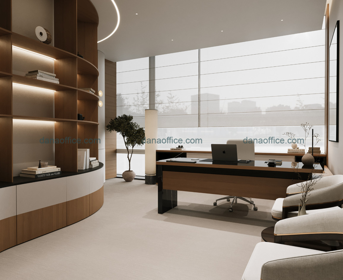 Thiết kế nội thất office cấp quản lý