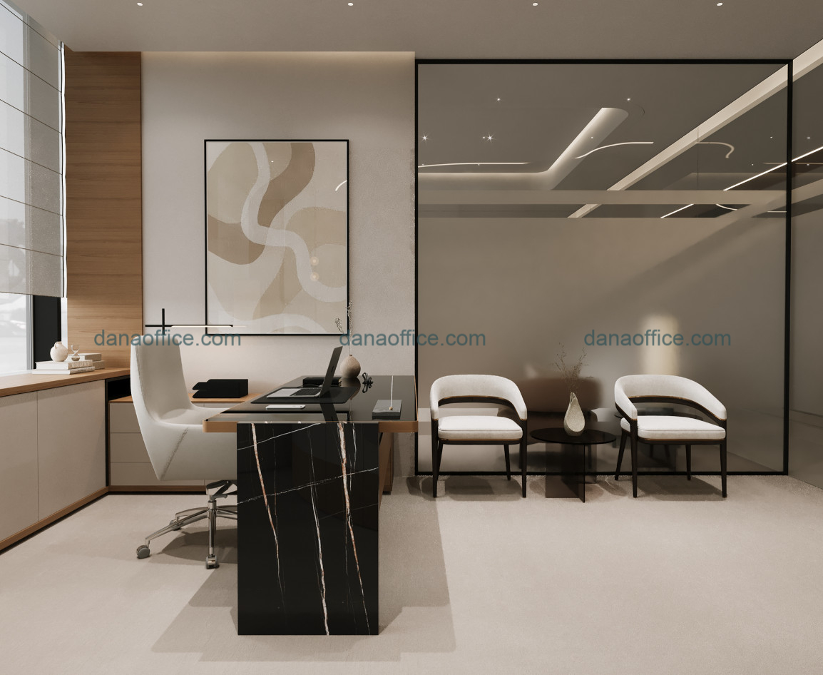 Thiết kế nội thất office cho quản lý