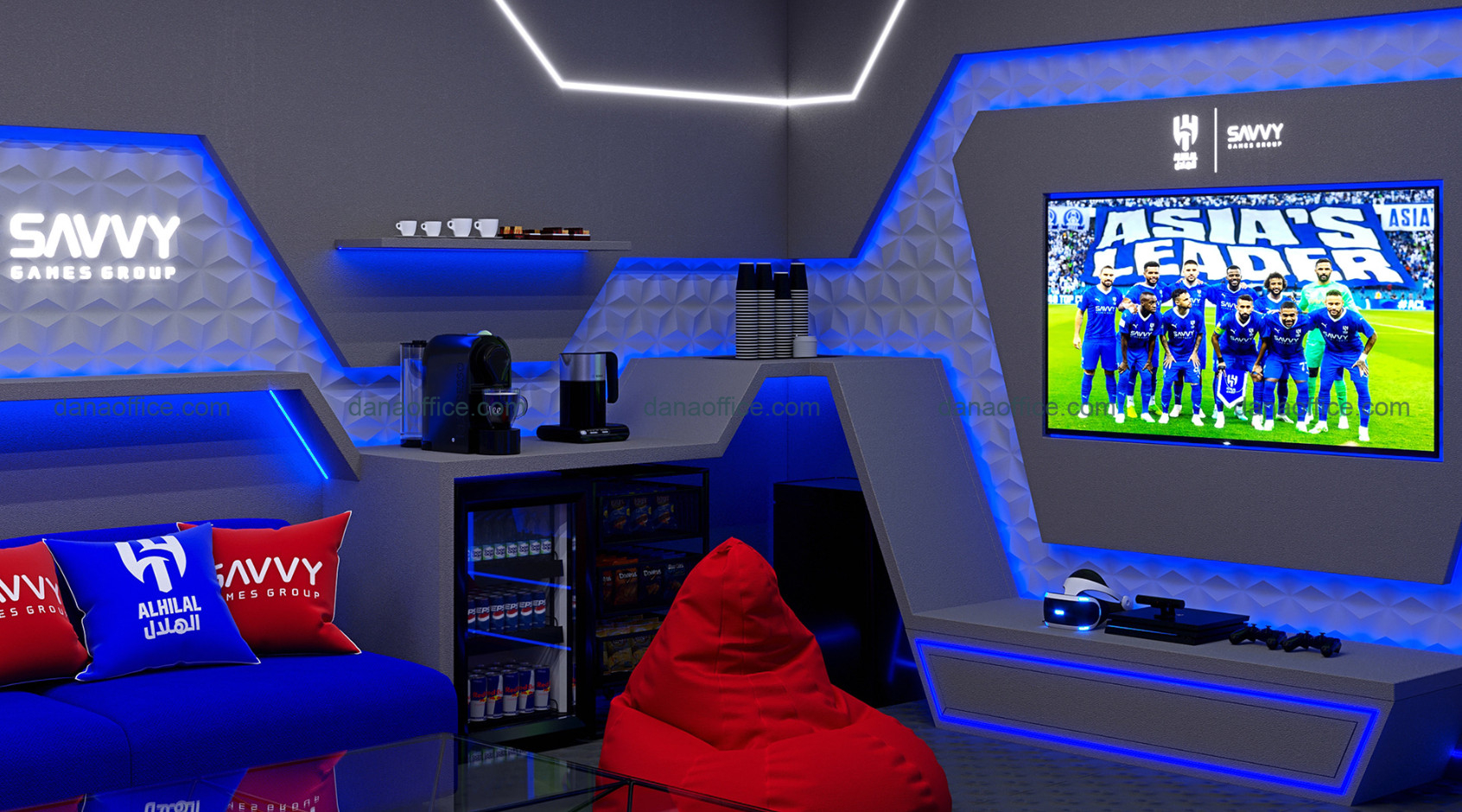 Thiết kế văn phòng game trọn gói