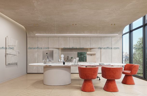 Thiết kế thi công nội thất văn phòng dựa vào bản vẽ 3d