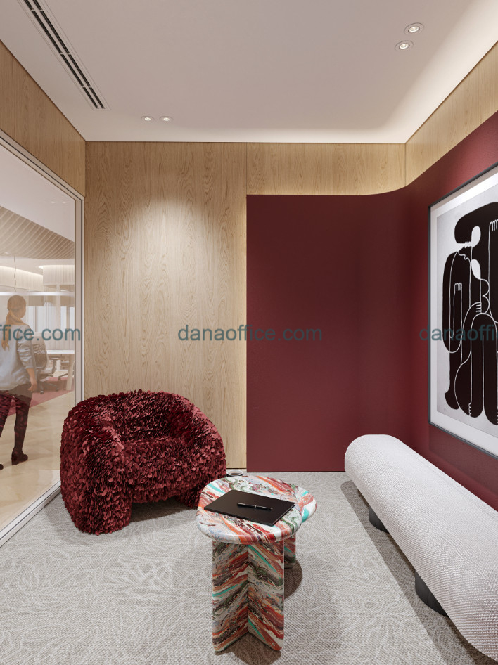 Thiết kế văn phòng 25m2 tối giản nhưng sang trọng